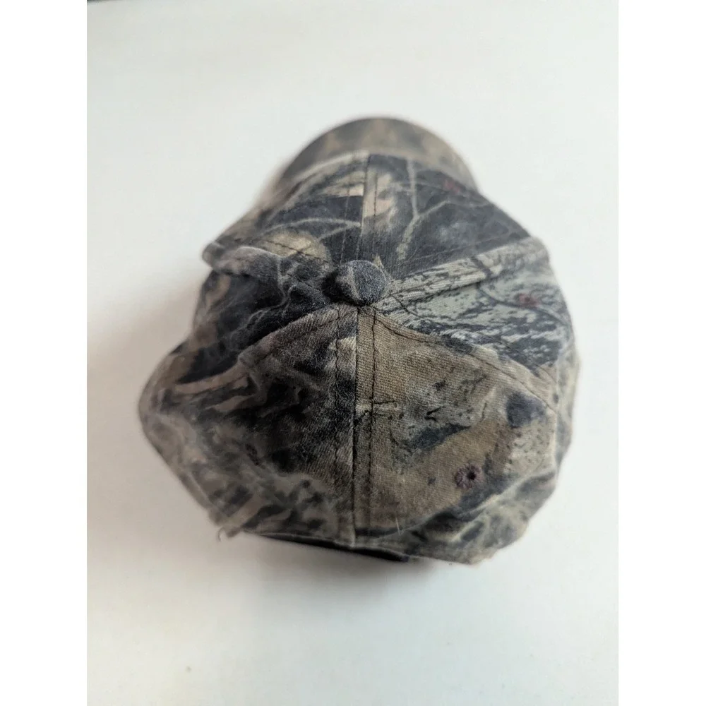 Vintage DAYSTONE Camo‎ Hat Ark-La-Tex Cardiology Snapback Cap 318-798-9400